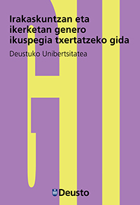 Irakaskuntzan eta ikerketan genero ikuspegia txertatzeko gida